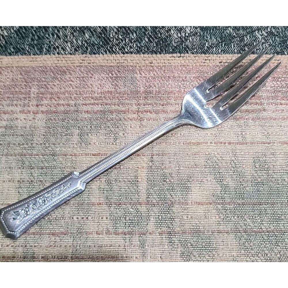 ROGERS - LANDSCAPE PATTERN - 7" SALAD FORK - STAINLESS STEEL - KOREA